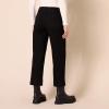 imageAmazon Essentials Womens HighRise RegularFit AnkleLength WideLeg JeanBlack