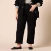 imageAmazon Essentials Womens HighRise RegularFit AnkleLength WideLeg JeanBlack