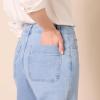 imageAmazon Essentials Womens HighRise RegularFit AnkleLength WideLeg JeanLight Wash