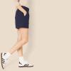 imageAmazon Essentials Womens HighRise RelaxedFit Aline Elastic Back ShortNavy