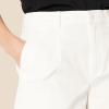 imageAmazon Essentials Womens HighRise RelaxedFit Aline Elastic Back ShortWhite