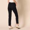 imageAmazon Essentials Womens HighRise SlimFit FullLength StraightLeg Khaki PantBlack