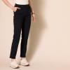 imageAmazon Essentials Womens HighRise SlimFit FullLength StraightLeg Khaki PantBlack