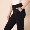 imageAmazon Essentials Womens HighRise SlimFit FullLength StraightLeg Khaki PantBlack