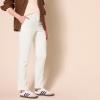 imageAmazon Essentials Womens HighRise SlimFit FullLength StraightLeg Khaki PantEggshell White
