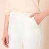 imageAmazon Essentials Womens HighRise SlimFit FullLength StraightLeg Khaki PantEggshell White