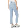 imageAmazon Essentials Womens HighRise Straight JeanLight Wash