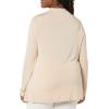 imageAmazon Essentials Womens Jersey LongSleeve Mock Neck Swing Tunic Previously Daily RitualBeige