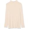 imageAmazon Essentials Womens Jersey LongSleeve Mock Neck Swing Tunic Previously Daily RitualBeige