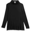 imageAmazon Essentials Womens Jersey LongSleeve Mock Neck Swing Tunic Previously Daily RitualBlack