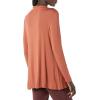 imageAmazon Essentials Womens Jersey LongSleeve Mock Neck Swing Tunic Previously Daily RitualBrown
