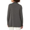 imageAmazon Essentials Womens Jersey LongSleeve Mock Neck Swing Tunic Previously Daily RitualCharcoal Heather