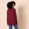 imageAmazon Essentials Womens Jersey LongSleeve Mock Neck Swing Tunic Previously Daily RitualDark Burgundy