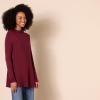 imageAmazon Essentials Womens Jersey LongSleeve Mock Neck Swing Tunic Previously Daily RitualDark Burgundy