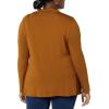 imageAmazon Essentials Womens Jersey LongSleeve Mock Neck Swing Tunic Previously Daily RitualDark Chestnut Brown