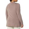 imageAmazon Essentials Womens Jersey LongSleeve Mock Neck Swing Tunic Previously Daily RitualDark Taupe