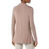 imageAmazon Essentials Womens Jersey LongSleeve Mock Neck Swing Tunic Previously Daily RitualDark Taupe