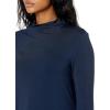 imageAmazon Essentials Womens Jersey LongSleeve Mock Neck Swing Tunic Previously Daily RitualNavy