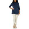 imageAmazon Essentials Womens Jersey LongSleeve Mock Neck Swing Tunic Previously Daily RitualNavy