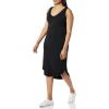 imageAmazon Essentials Womens Jersey RegularFit Sleeveless vNeck Midi Dress Previously Daily RitualBlack