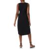 imageAmazon Essentials Womens Jersey RegularFit Sleeveless vNeck Midi Dress Previously Daily RitualBlack