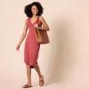 imageAmazon Essentials Womens Jersey RegularFit Sleeveless vNeck Midi Dress Previously Daily RitualBrick Red