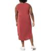 imageAmazon Essentials Womens Jersey RegularFit Sleeveless vNeck Midi Dress Previously Daily RitualBrick Red