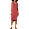 imageAmazon Essentials Womens Jersey RegularFit Sleeveless vNeck Midi Dress Previously Daily RitualBrick Red