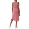 imageAmazon Essentials Womens Jersey RegularFit Sleeveless vNeck Midi Dress Previously Daily RitualDark Rose