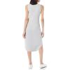 imageAmazon Essentials Womens Jersey RegularFit Sleeveless vNeck Midi Dress Previously Daily RitualLight Grey Heather