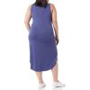 imageAmazon Essentials Womens Jersey RegularFit Sleeveless vNeck Midi Dress Previously Daily RitualMedium Blue