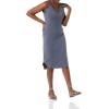 imageAmazon Essentials Womens Jersey RegularFit Sleeveless vNeck Midi Dress Previously Daily RitualSlate Grey