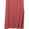imageAmazon Essentials Womens Jersey StandardFit ShortSleeve Crewneck Side Slit Maxi Dress Previously Daily RitualBrick Red