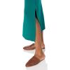 imageAmazon Essentials Womens Jersey StandardFit ShortSleeve Crewneck Side Slit Maxi Dress Previously Daily RitualDark Emerald Green