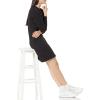imageAmazon Essentials Womens Knit Henley Sweatshirt Dress Available in Plus SizeBlack