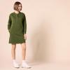 imageAmazon Essentials Womens Knit Henley Sweatshirt Dress Available in Plus SizeDark Olive