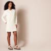 imageAmazon Essentials Womens Knit Henley Sweatshirt Dress Available in Plus SizeEggshell White
