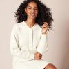 imageAmazon Essentials Womens Knit Henley Sweatshirt Dress Available in Plus SizeEggshell White