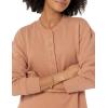 imageAmazon Essentials Womens Knit Henley Sweatshirt Dress Available in Plus SizeLight Brown