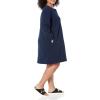 imageAmazon Essentials Womens Knit Henley Sweatshirt Dress Available in Plus SizeNavy