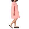imageAmazon Essentials Womens Knit Henley Sweatshirt Dress Available in Plus SizePeach