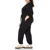 imageAmazon Essentials Womens Knit Surplice Jumpsuit Available in Plus SizeBlack