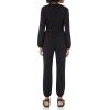 imageAmazon Essentials Womens Knit Surplice Jumpsuit Available in Plus SizeBlack
