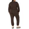 imageAmazon Essentials Womens Knit Surplice Jumpsuit Available in Plus SizeEspresso