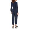 imageAmazon Essentials Womens Knit Surplice Jumpsuit Available in Plus SizeNavy