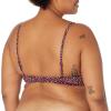 imageAmazon Essentials Womens LightSupport Classic Bikini Swimsuit TopBrick Red Leopard