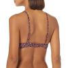 imageAmazon Essentials Womens LightSupport Classic Bikini Swimsuit TopBrick Red Leopard