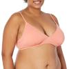 imageAmazon Essentials Womens LightSupport Classic Bikini Swimsuit TopCoral Pink