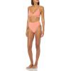 imageAmazon Essentials Womens LightSupport Classic Bikini Swimsuit TopCoral Pink