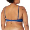 imageAmazon Essentials Womens LightSupport Classic Bikini Swimsuit TopDeep Blue